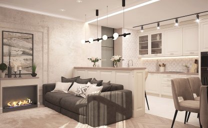 Biofireplace in the bedroom - Warmth and a romantic atmosphere