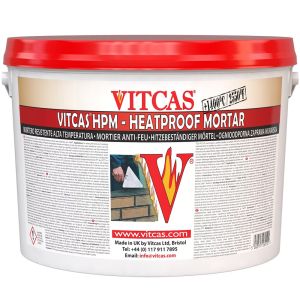 refractory mortar for connecting bricks in a pizza oven, grill and smokehouse